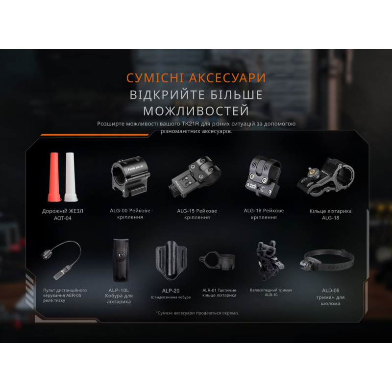 Ліхтар тактичний Fenix TK21R