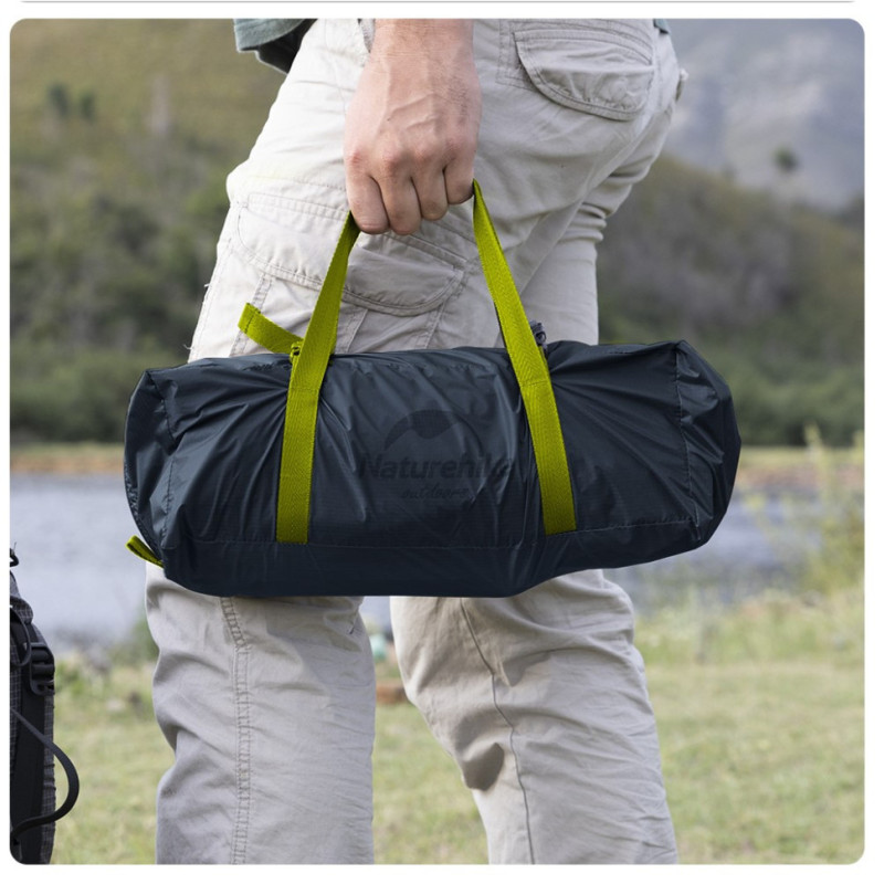 Намет надлегкий одномісний з футпринтом Naturehike Cycling 1 NH18A095-D, 210T, темний зелений