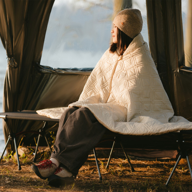 Ковдра з підігрівом Naturehike CNK2450PJ015, 95х190 см, бежева