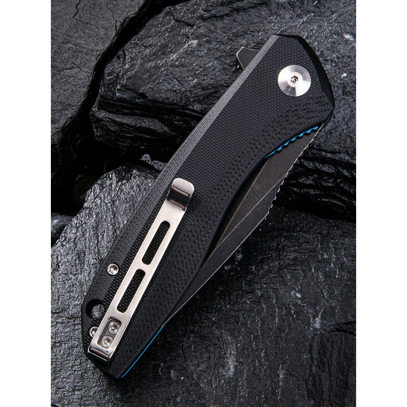 Ніж складаний туристичний Civivi Baklash, (8.9 см) 9Cr18MoV / G10 чорний