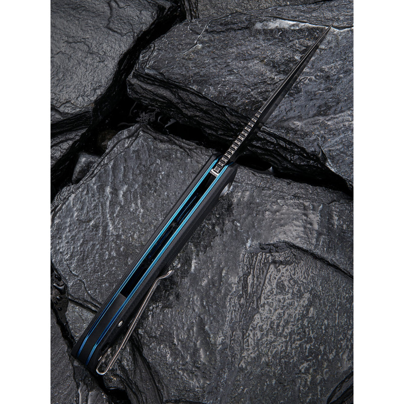 Ніж складаний туристичний Civivi Baklash, (8.9 см) 9Cr18MoV / G10 чорний