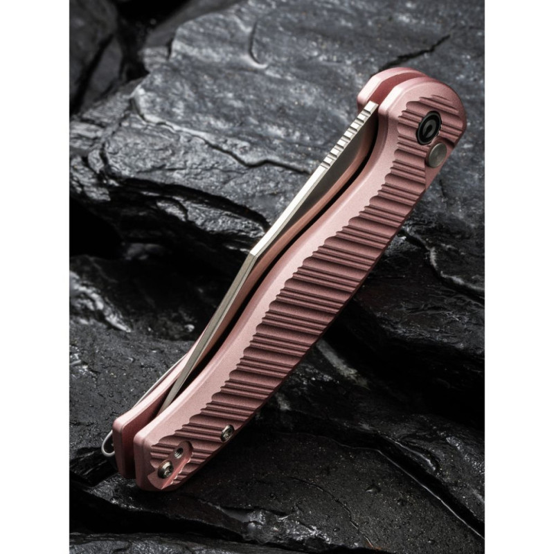 Ніж складаний туристичний Civivi Stormhowl, (8.4 см) Nitro-V / Aluminum рожевий