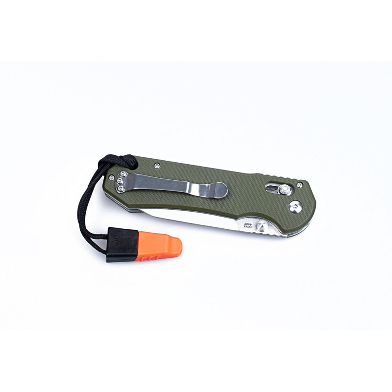 Ніж складаний туристичний Ganzo G7452-WS ( 9 см) 440С / G10 помаранчевий