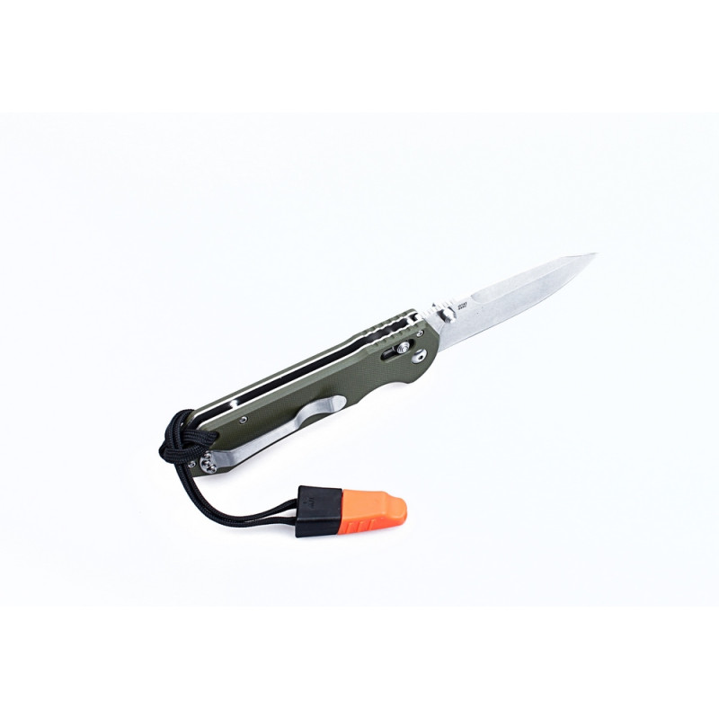 Ніж складаний туристичний Ganzo G7452-WS ( 9 см) 440С / G10 помаранчевий