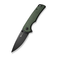 Ніж складаний туристичний Sencut Praktisk, (9.1 см) 9Cr18MoV / Micarta темно-зелений