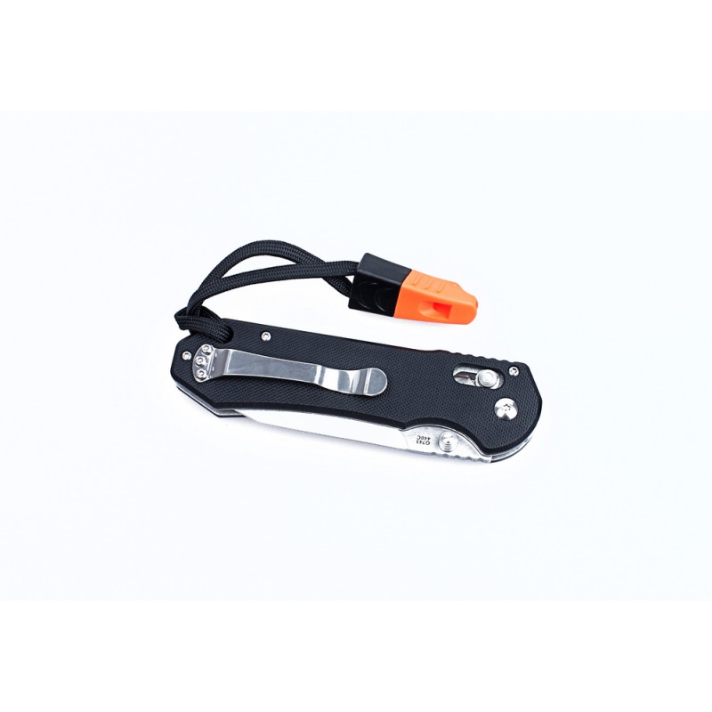 Ніж складаний туристичний Ganzo G7452-WS ( 9 см) 440С / G10 помаранчевий