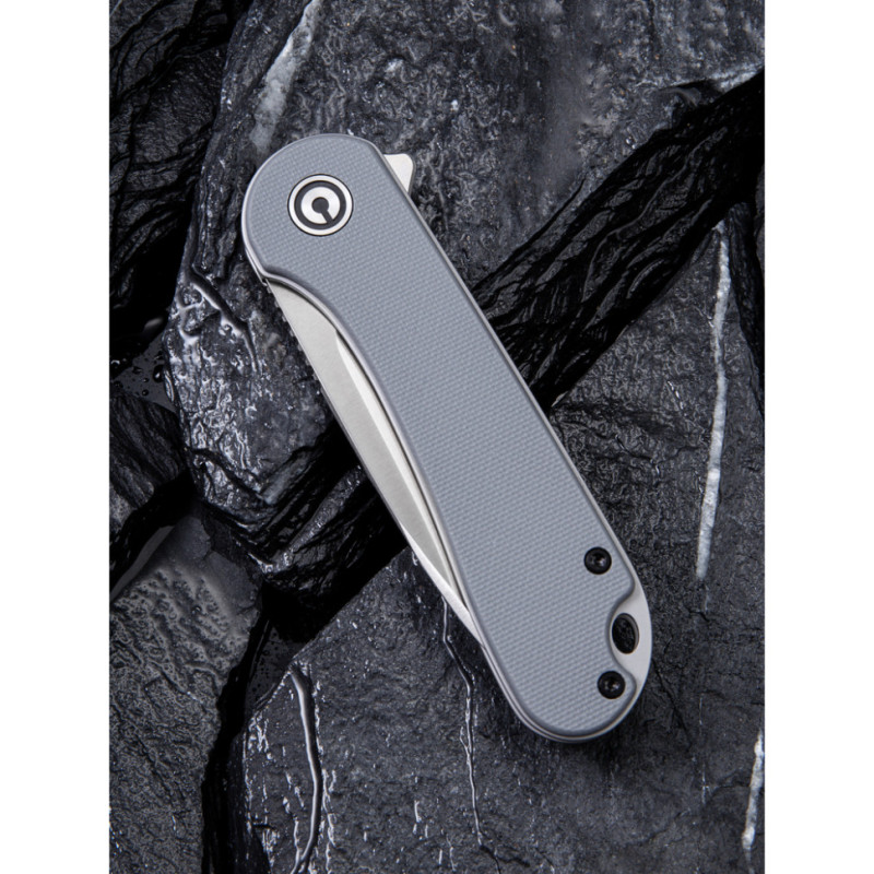 Ніж складаний кишеньковий Civivi Elementum, (7.5 см) D2 / G10 сірий