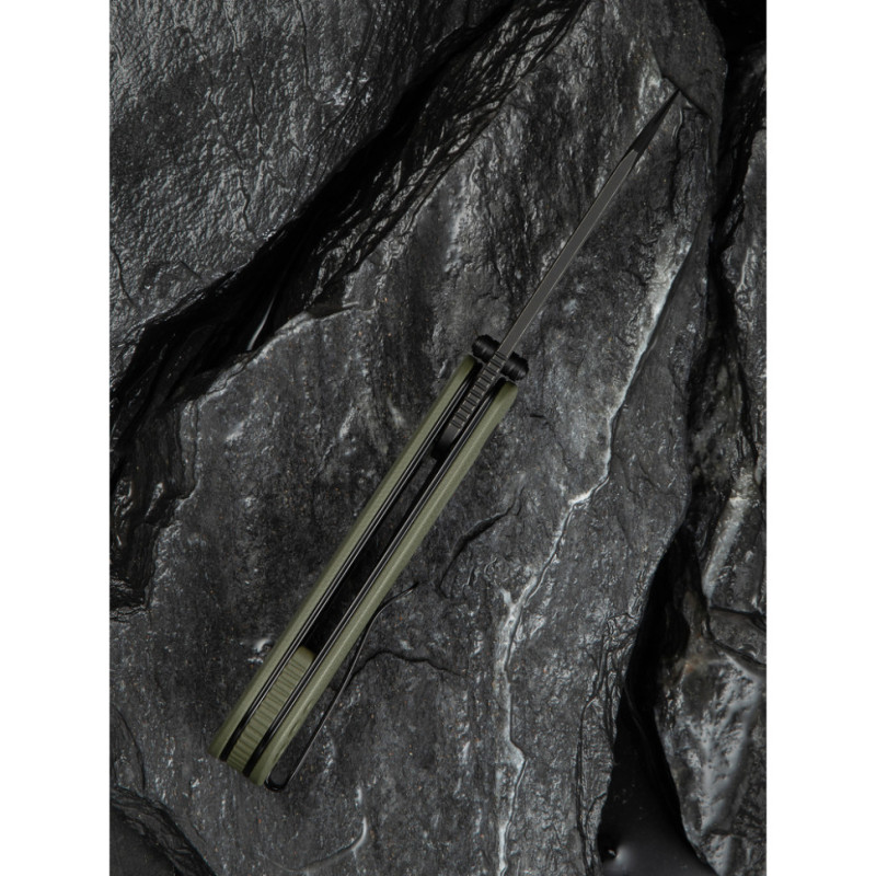 Ніж складаний кишеньковий Civivi Crabby, (6.9 см) 14C28N / G10 темно-зелений