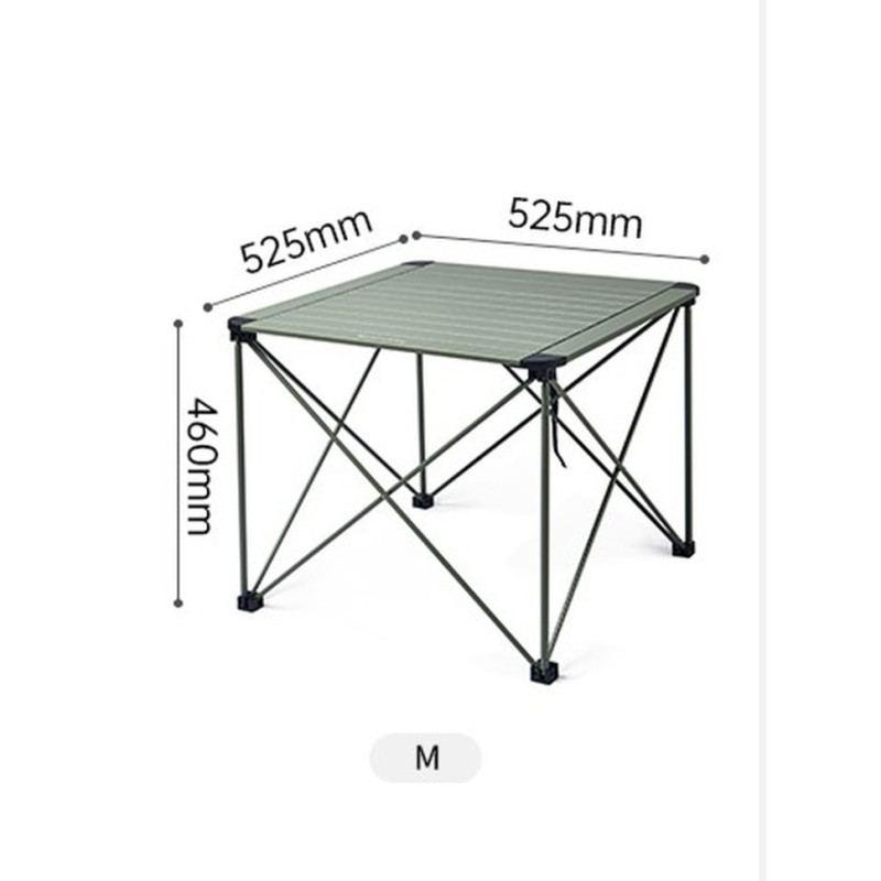 Складаний стіл Naturehike CNK2450JJ013, M, алюміній, сірий