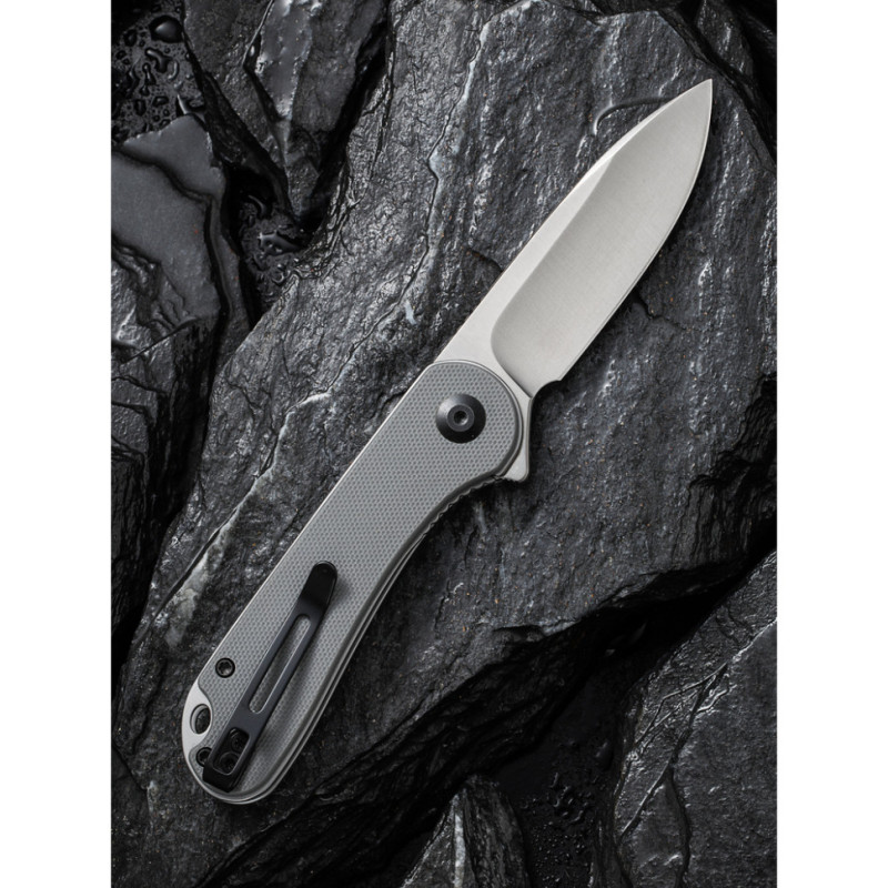 Ніж складаний кишеньковий Civivi Elementum, (7.5 см) D2 / G10 сірий