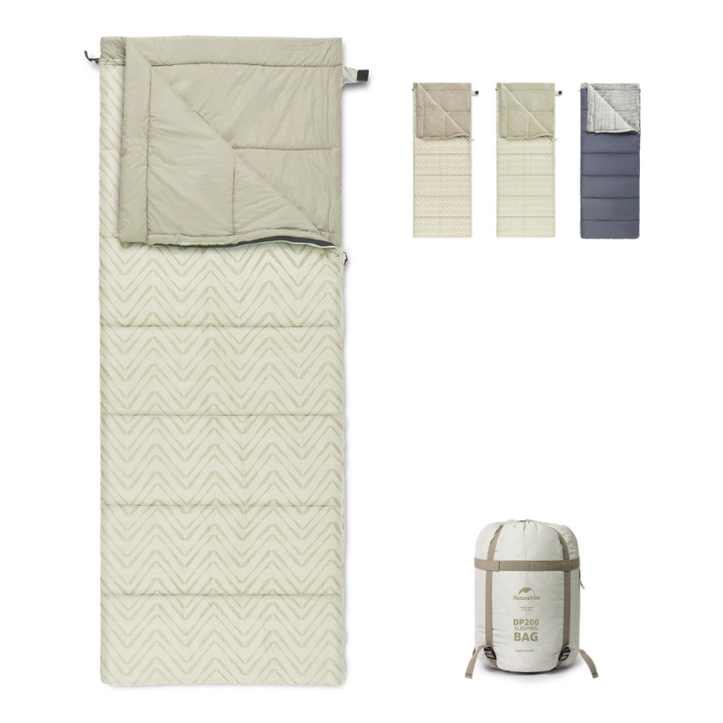 Спальний мішок Naturehike DP200 CNK2300SD012, бежевий