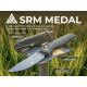 Ніж складаний туристичний SRM Medal (8,2 см) 140Cr / Micarta, зелений