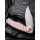 Ніж складаний туристичний Civivi Stormhowl, (8.4 см) Nitro-V / Aluminum рожевий
