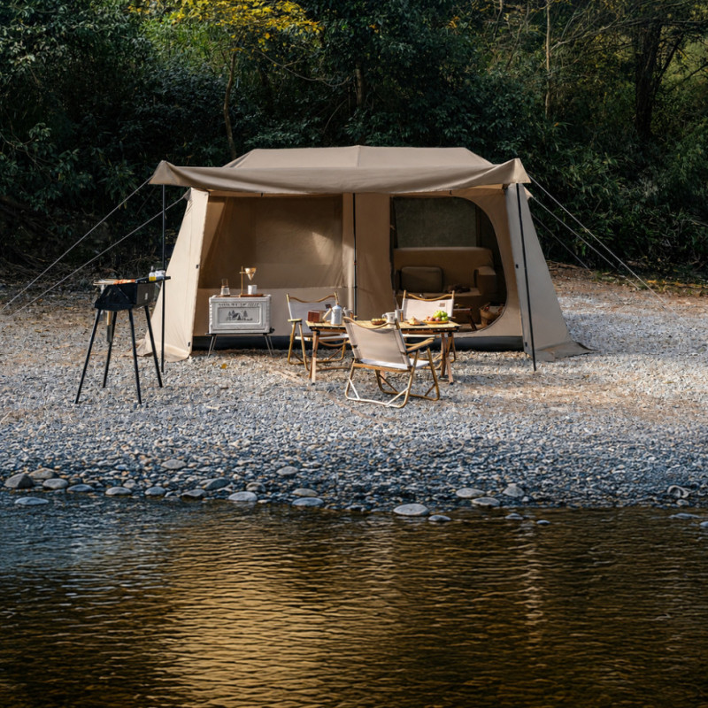 Намет шестимісний автоматичний Naturehike Village 13 CNK2550WS042, коричневий