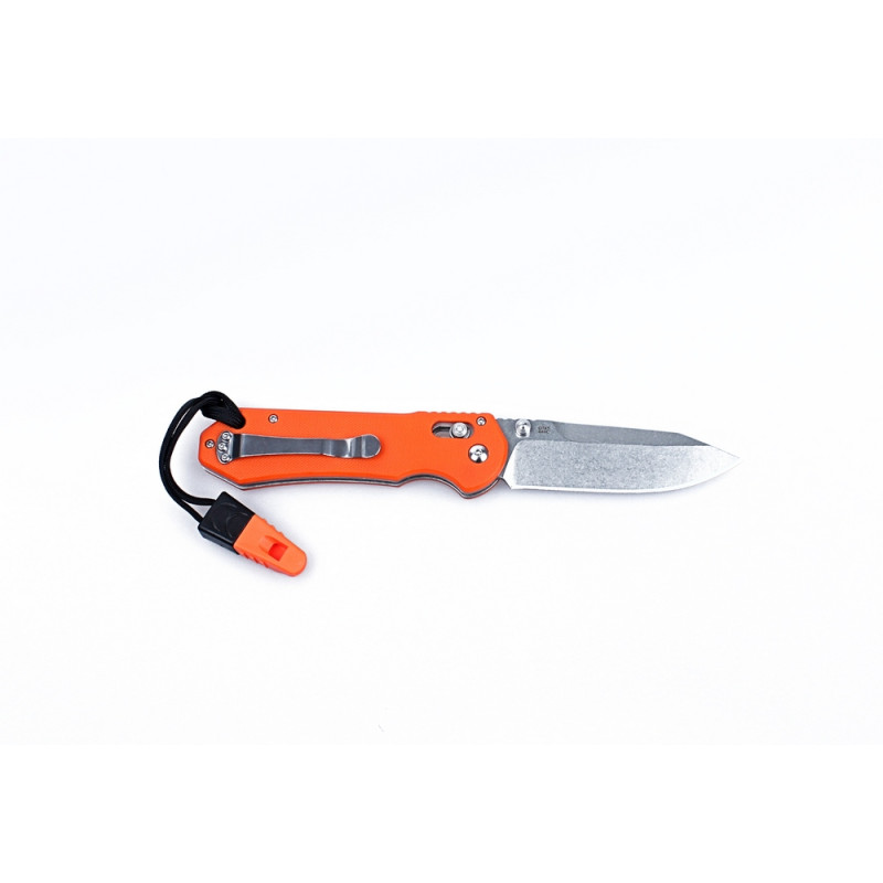 Ніж складаний туристичний Ganzo G7452-WS ( 9 см) 440С / G10 помаранчевий