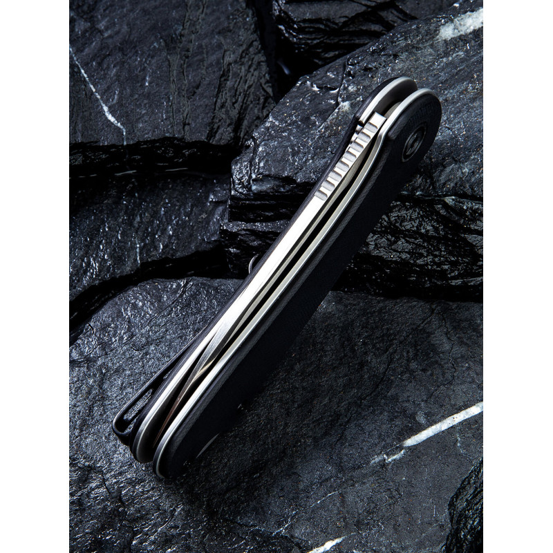 Ніж складаний кишеньковий Civivi Elementum, (7.5 см) D2 / G10 чорний