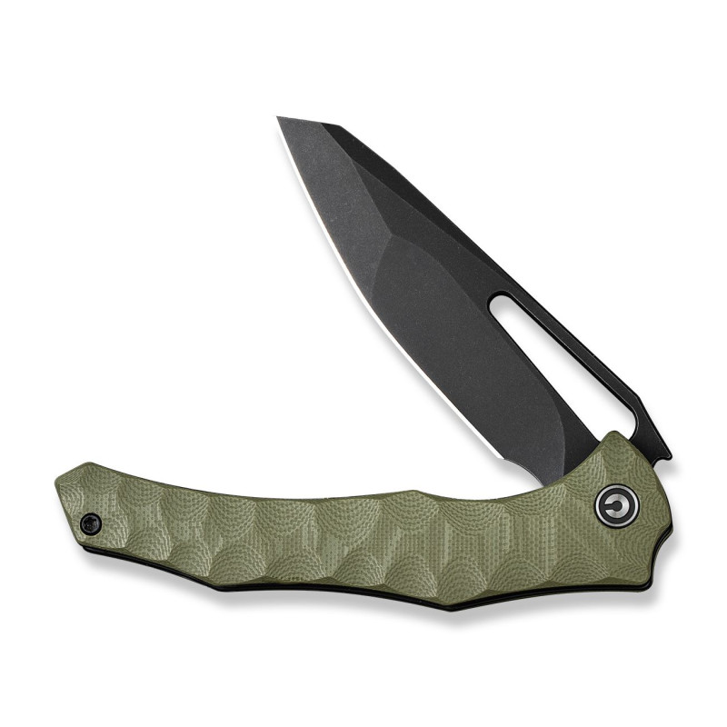 Ніж складаний туристичний Civivi Spiny Dogfish, (8.8 см) 14C28N / G10 зелений