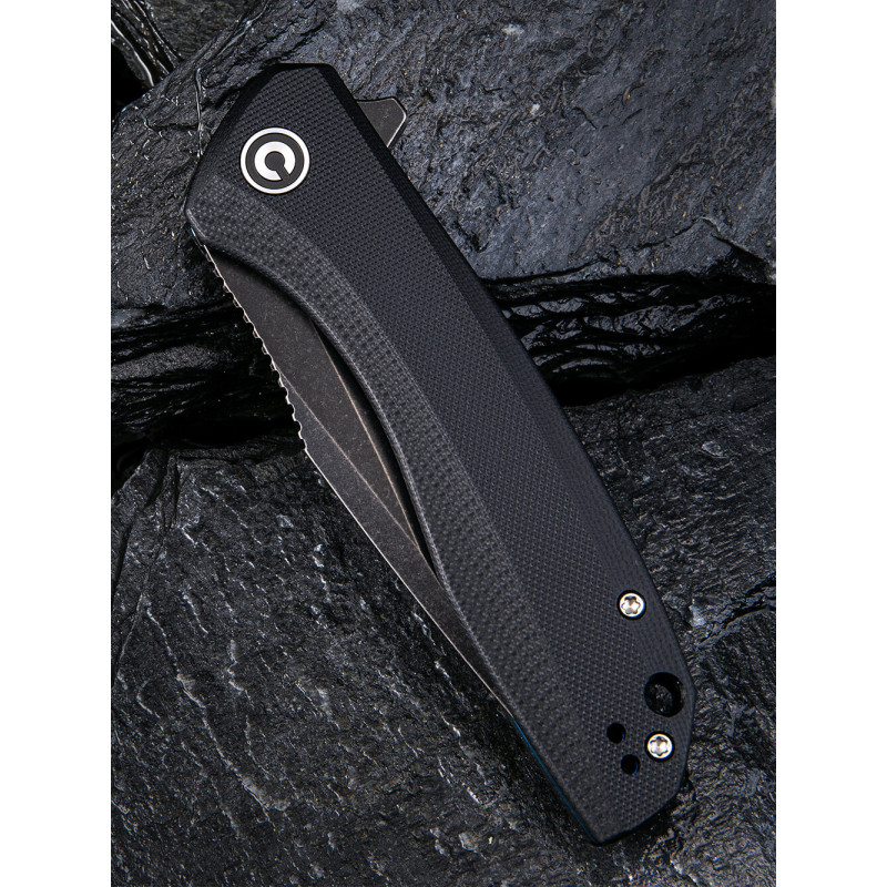 Ніж складаний туристичний Civivi Baklash, (8.9 см) 9Cr18MoV / G10 чорний