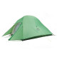 Намет надлегкий одномісний з футпринтом Naturehike Cloud Up 1 Updated NH18T010-T, 210T, зелений