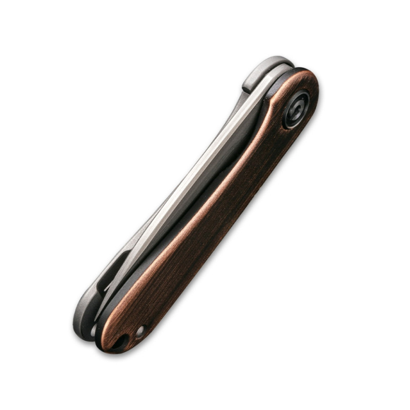 Ніж складаний кишеньковий Civivi Mini Elementum Flipper, (4.7 см) 14C28N / Copper коричневий