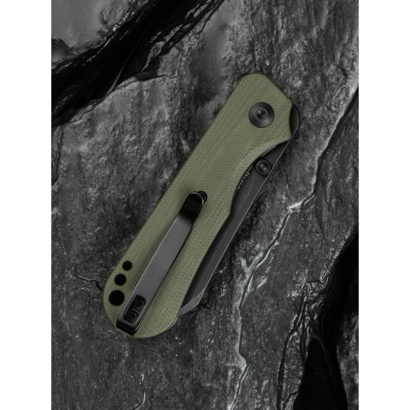 Ніж складаний кишеньковий Civivi Crabby, (6.9 см) 14C28N / G10 темно-зелений