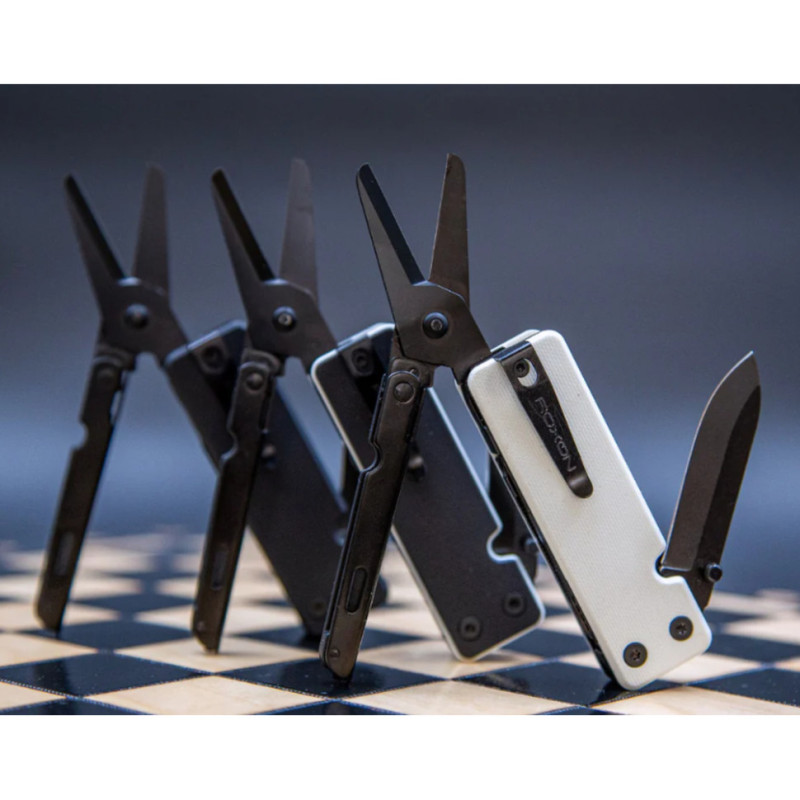 Міні мультитул Roxon KS2E Noir, чорне лезо, білий