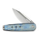 Ніж складаний туристичний Weknife Hull (9.9 см) Bohler M390 / Titanium синій