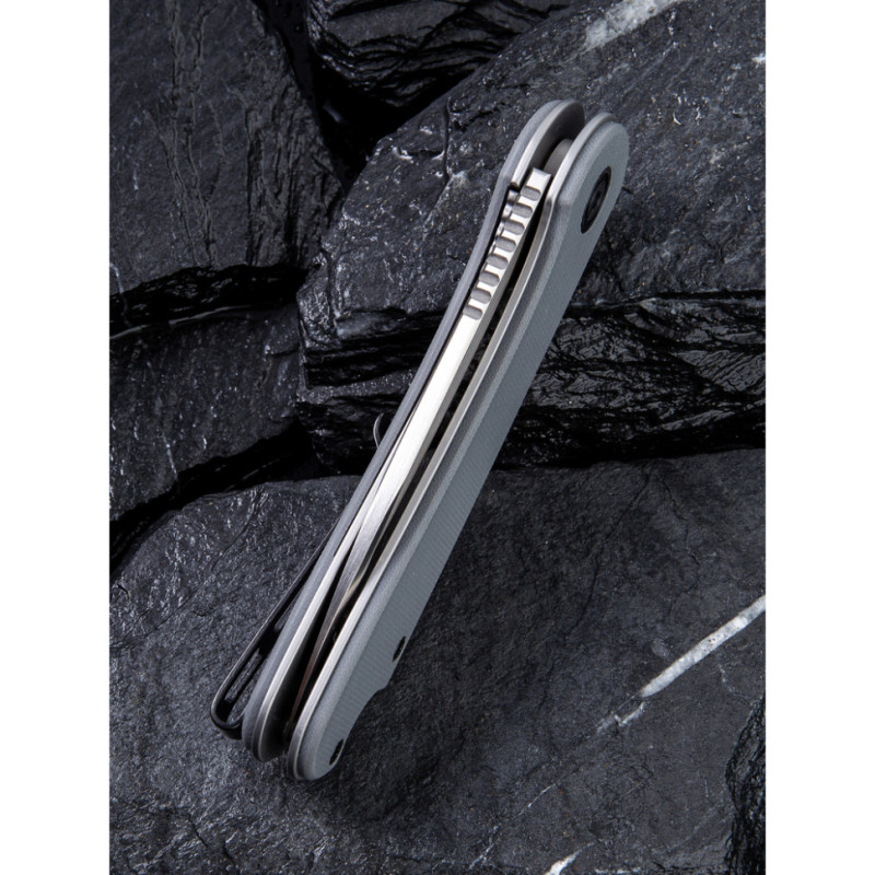 Ніж складаний кишеньковий Civivi Elementum, (7.5 см) D2 / G10 сірий