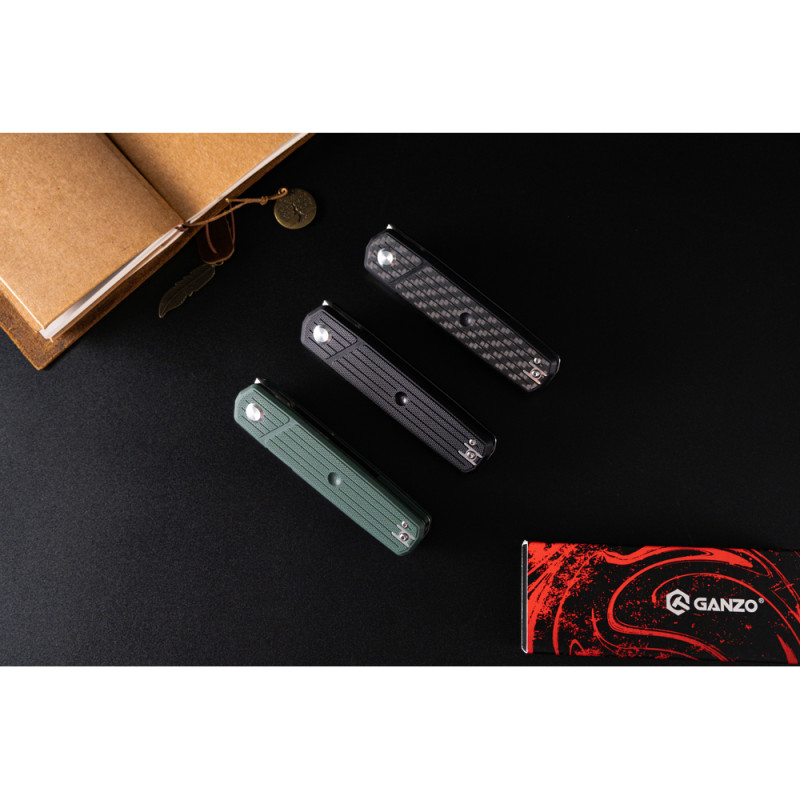 Нiж складаний Firebird FH927-CF чорний карбон