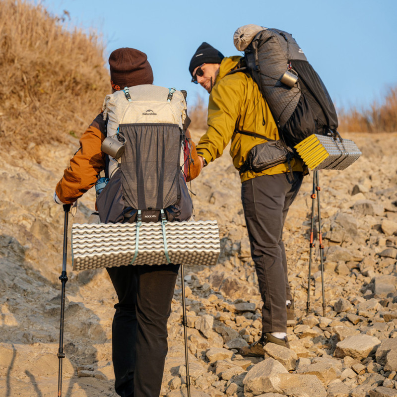 Рюкзак туристичний Naturehike Rock Series Hiking Backpack 2.0 CNK2550XB018, 60 л, L, чорний