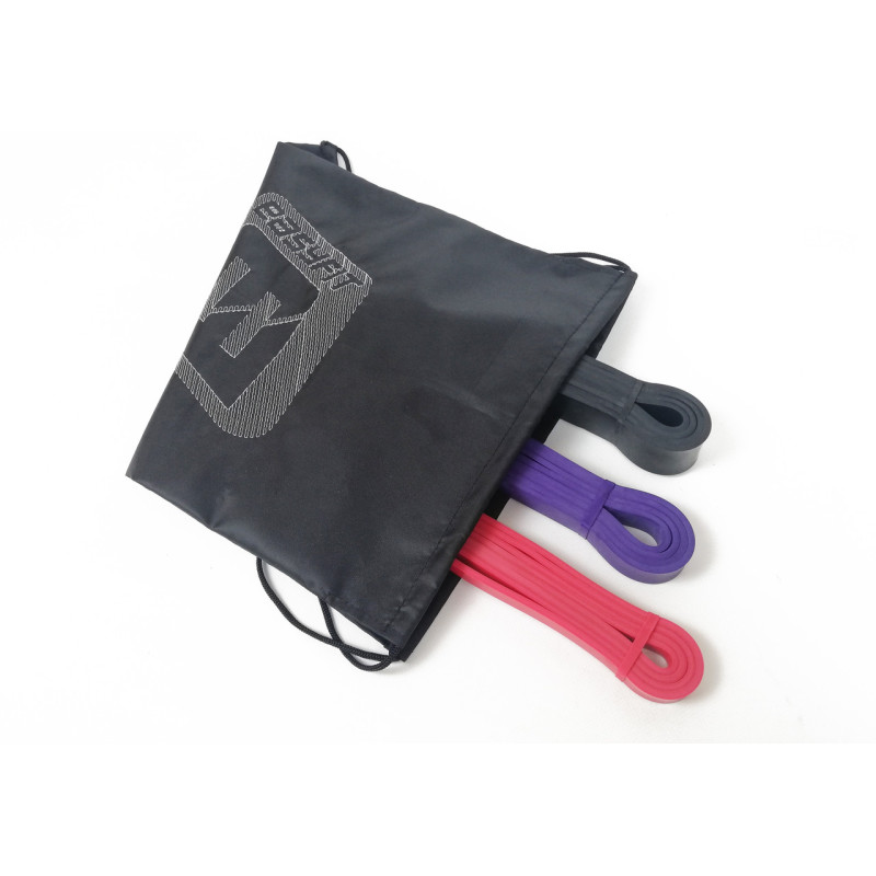 Резиновые петли EasyFit, Набор 3 шт, Латекс, Сопротивление 2-45 кг