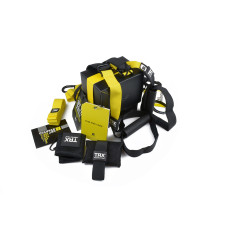 Петли TRX PRO Pack-3 CLUB (P3) (подвесные тренировочные петли), Длина 110-230 см, Ширина строп 3,8 см, Максимальный вес 160 кг, Желто-чёрный