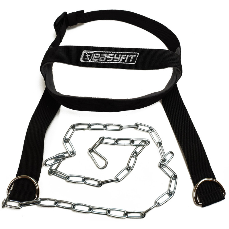 Упряжь EasyFit для шеи, Нейлон, Флис, Сталь, Максимальная нагрузка 75 кг, Черный