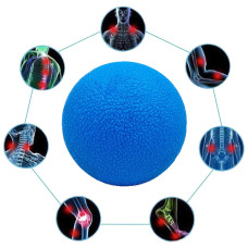 Масажний м'ячик EasyFit, Матеріал TPR, Діаметр 6 см, Синій