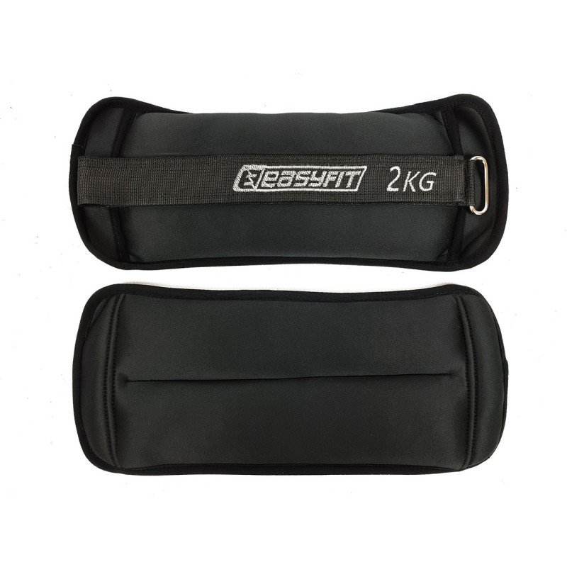 Обтяжувачі для ніг та рук з металом EasyFit MYAKI по 2 кг (пара)