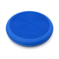 Балансировочная массажная подушка EasyFit Cushion-2, Диаметр 32 см, Максимальная нагрузка 120 кг, ПВХ, Синий