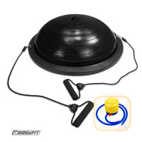 Балансировочная платформа EasyFit BOSU, диаметр 60 см, черный