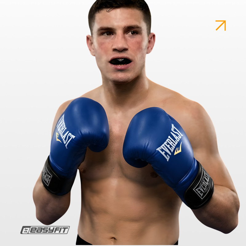 Боксерские перчатки Everlast 8 унций (8 oz) синие