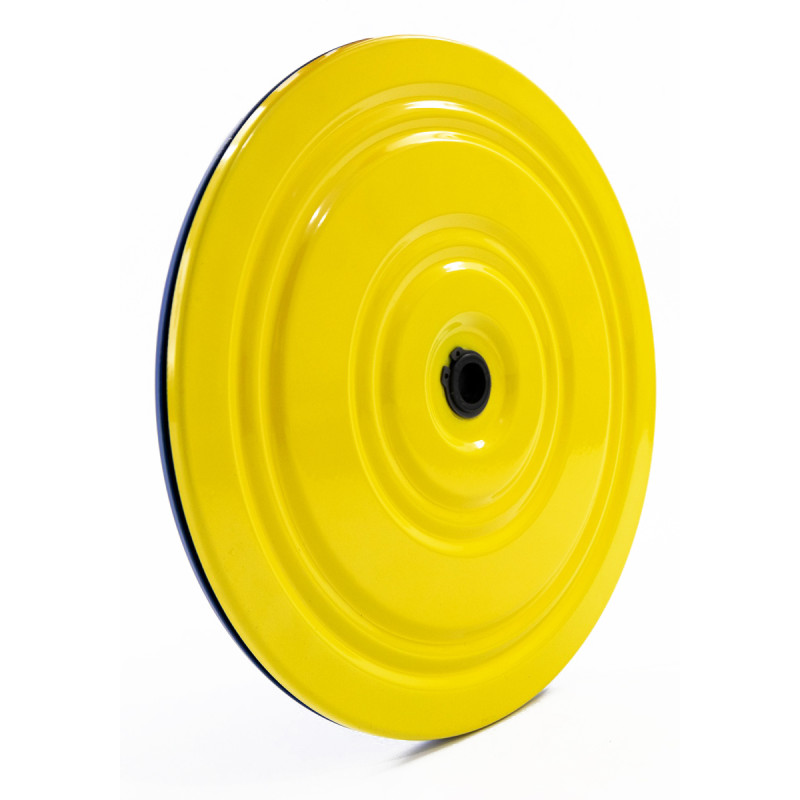 Диск здоров'я EasyFit Grace, Діаметр 28 см, Висота 13 мм, Вага 1,1 кг, Синьо-жовтий