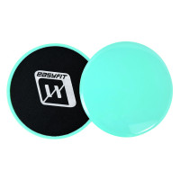 Диски для глайдинга EasyFit (пара), Диаметр 18 см, Максимальная нагрузка 120 кг, Пластик, Мятный