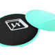 Диски для глайдингу EasyFit (пара), Діаметр 18 см, Максимальне навантаження 120 кг, Пластик, М'ятний