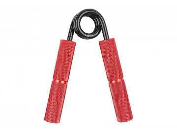 Кистевой эспандер EasyFit Hand Grip PRO 136 кг (300 lb), 13,5 см х 10,5 см, металлический корпус, улучшенное сцепление – для тренировки силы рук, красный