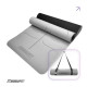 Килимок для йоги та фітнесу EasyFit Polarity Stone з ременем, Розмір 183х61 см, Товщина 6 мм, TPE/TC, Сіро-чорний