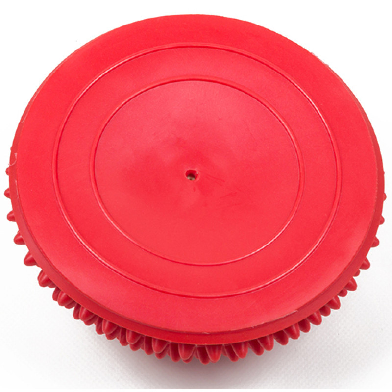 Полусфера массажная киндербол EasyFit, Мягкая, Диаметр 16 см, Высота 8 см, Резина, Красный