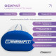 Массажный коврик EasyFit с подушкой (аппликатор Кузнецова) для массажа спины и шеи с чехлом, синий