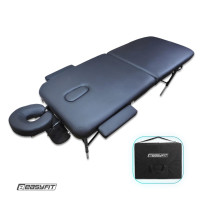 Массажный стол EasyFit ZenRest-2 с чехлом (кушетка складная), Размеры: 214×70 см, Максимальная нагрузка: 240 кг, PU кожа; EVA-пена; Металл, Черный