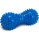 Массажный мячик EasyFit Goober с шипами, Длина 16 см, Диаметр 6,5 см, PVC, для МФР, снятия напряжения и самомассажа, Синий