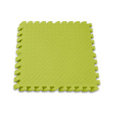 Татами мат EasyFit SwallowTail (пазл ласточкин хвост с бортиком), Размер 120x120 см, Толщина 10 мм, EVA-пена, Желтый