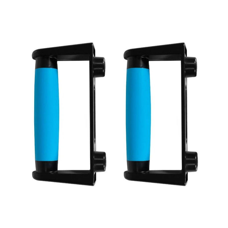 Дошка для віджимань EasyFit Wave тренажер фігурний, Довжина 71 см, Ширина 19 см, ABS-пластик, Чорний