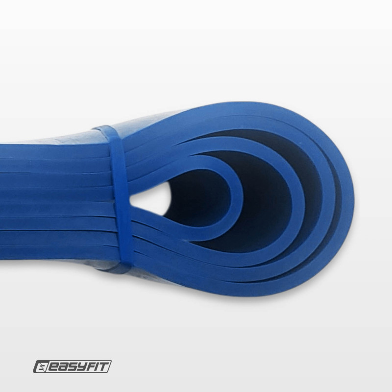Резинка для підтягування та спорту EasyFit ORIGIN, опір 50-110 кг, синя